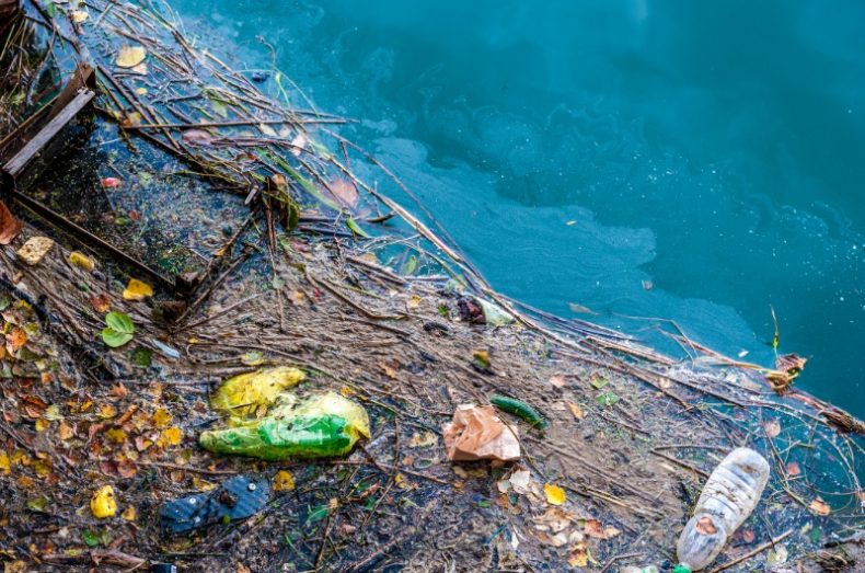 river pollution due to toxic cleaning products
