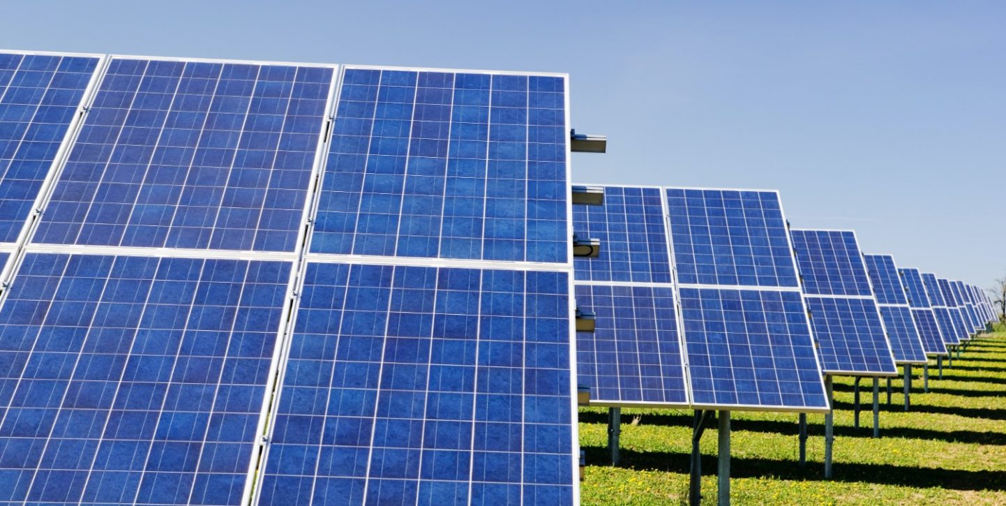 solar panel energy farm