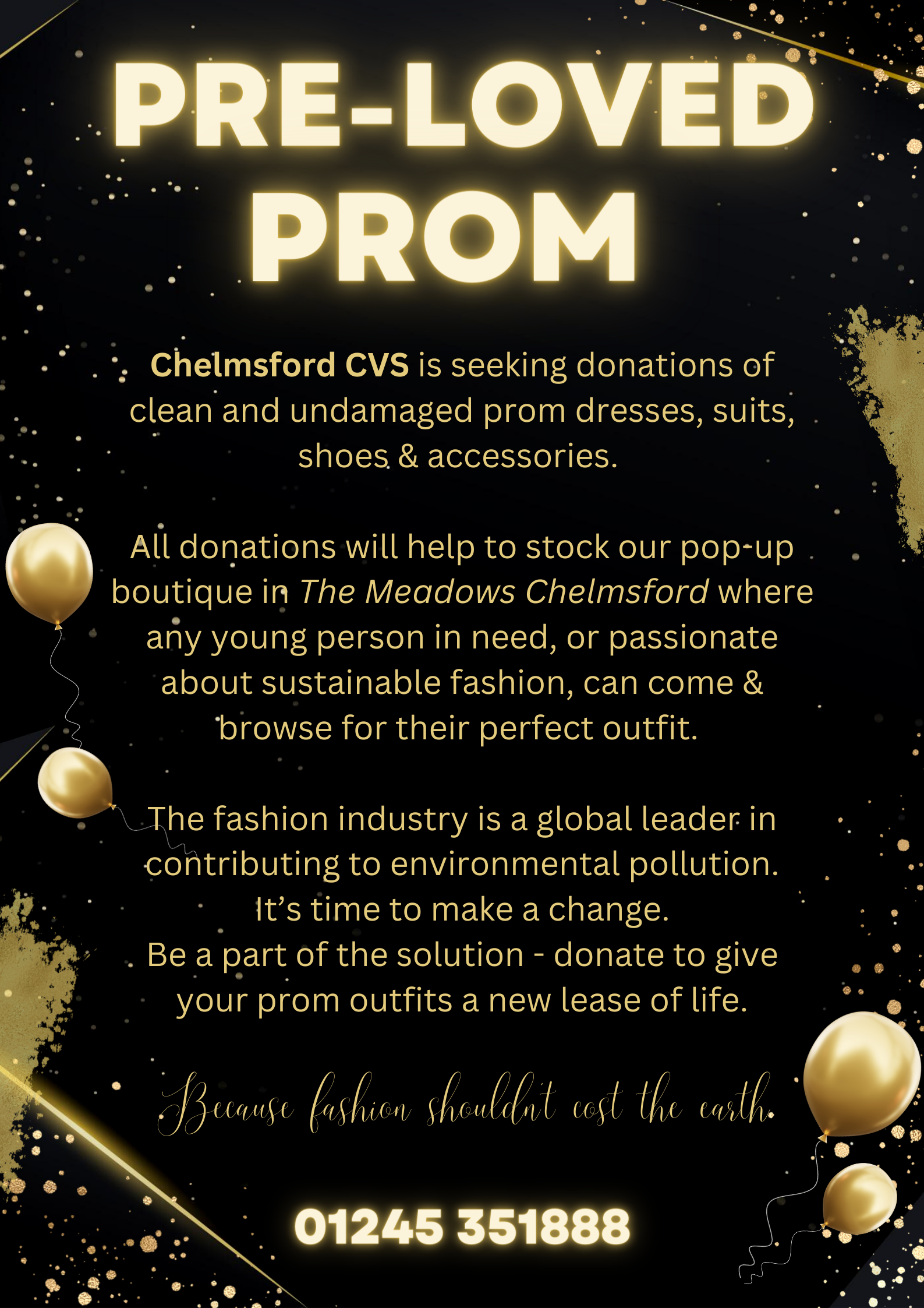 Preloved Prom Dress Donation Call Love Your Chelmsford